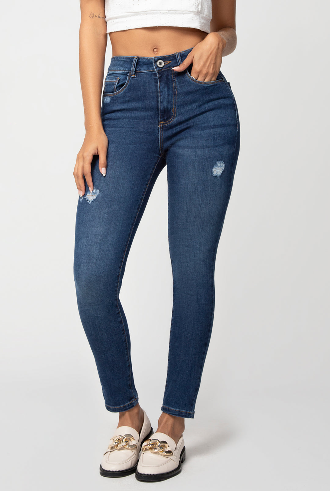 "jeans talla plus" "jeans para mujer tiro alto" "jeans plus size colombia" "jeans levanta cola control abdomen"